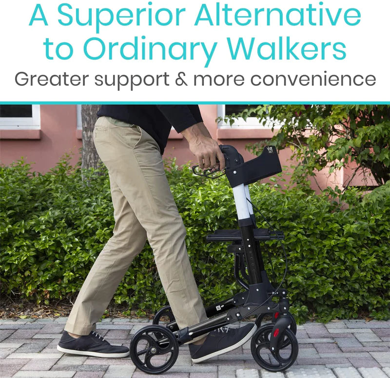 Vive Walker Rollator - Lightweight Foldable Walking Transport