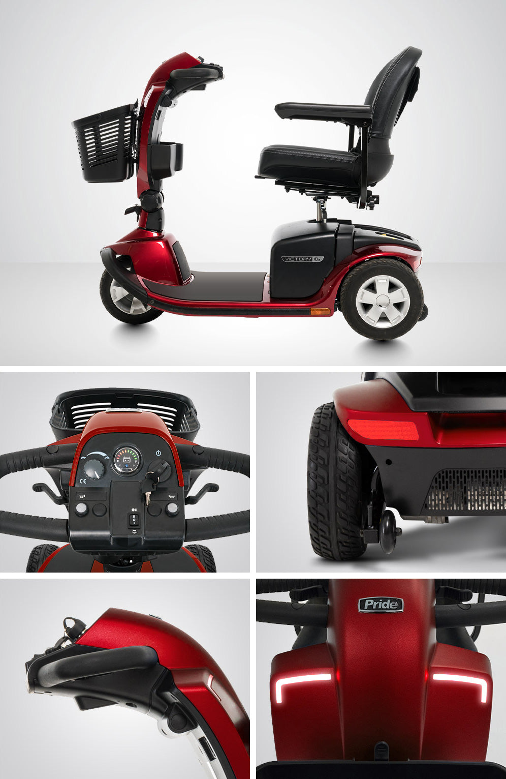 Pride Mobility Victory® 10.2 3-Wheel Mobility Scooter