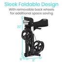 Walker Rollator - Lightweight Foldable Walking Transport