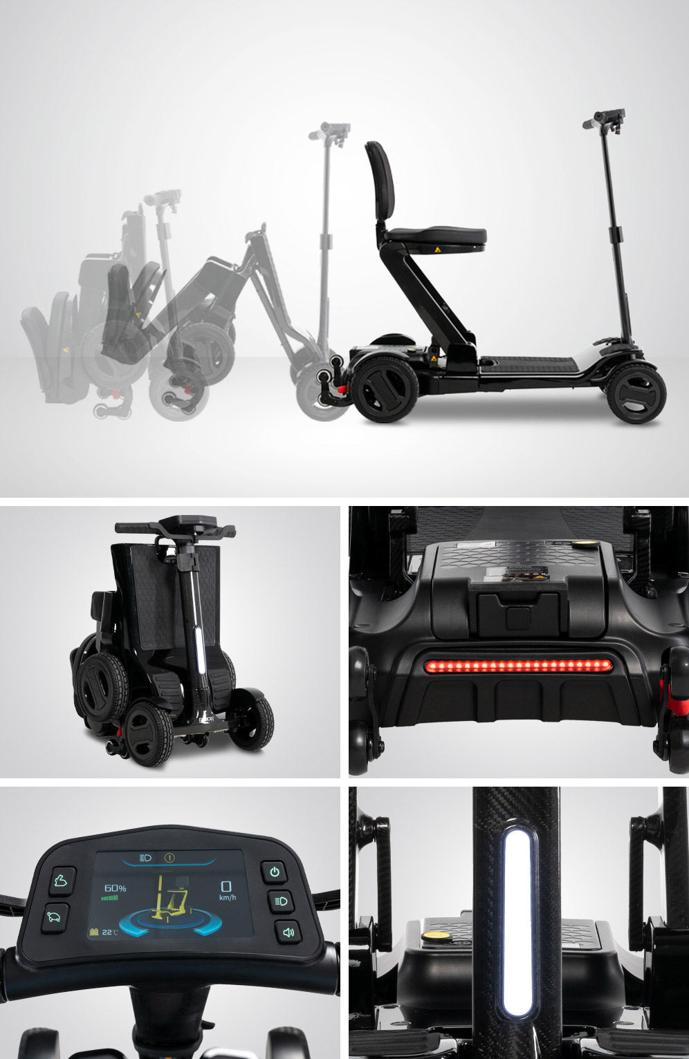 Pride Mobility Go Go Carbon 4-Wheel S25 Mobility Scooter