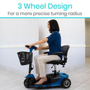 3 Wheel Mobility Scooter - Electric Long Range Powered Wheelchair