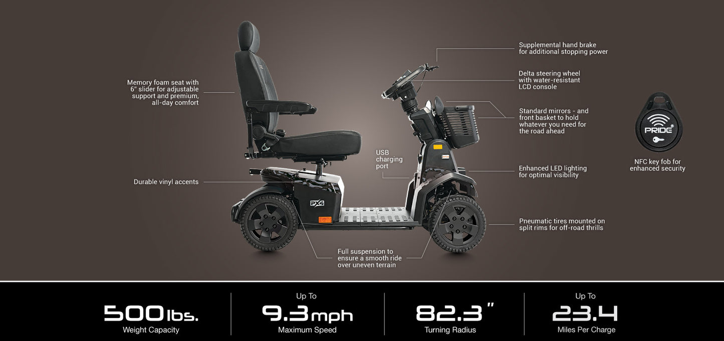 Pride PX4 Mobility Scooter