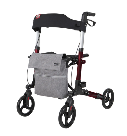 Vive Walker Rollator - Lightweight Foldable Walking Transport